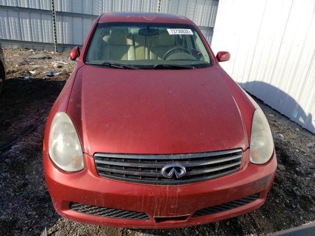 Photo 5 from auction – 2005 INFINITI G35 with VIN JNKCV51F55M315602