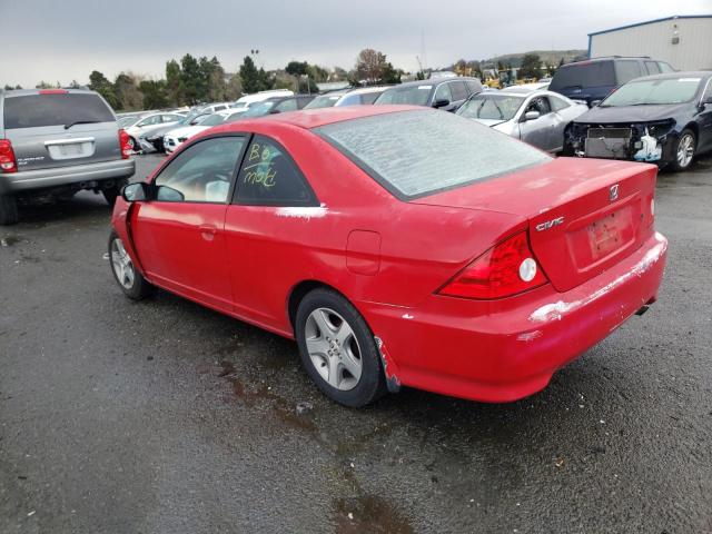 Photo 2 from auction – 2005 HONDA CIVIC EX with VIN 1HGEM22915L004101