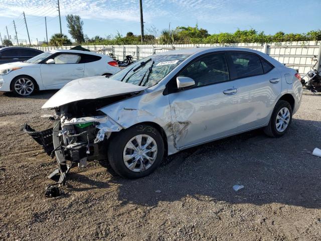 TOYOTA COROLLA L 2019 with VIN 2T1BURHE0KC189601 - Photo from auction