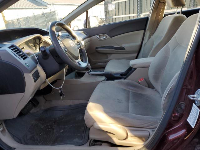 Photo 7 from auction – 2012 HONDA CIVIC LX with VIN 19XFB2F58CE046884