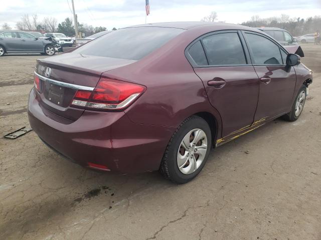 Photo 3 from auction – 2013 HONDA CIVIC LX with VIN 19XFB2F54DE237882