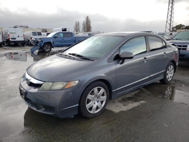HONDA CIVIC LX 2010 with VIN 19XFA1F51AE080563 - Photo from auction