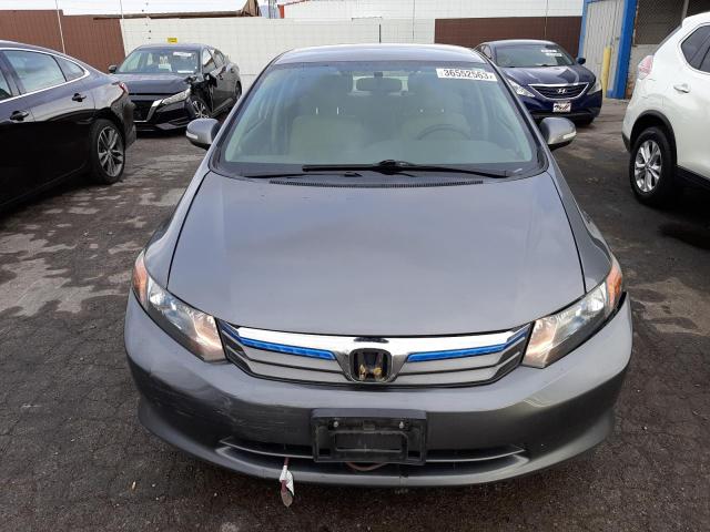 Photo 5 from auction – 2012 HONDA CIVIC HYBR with VIN JHMFB4F33CS002510