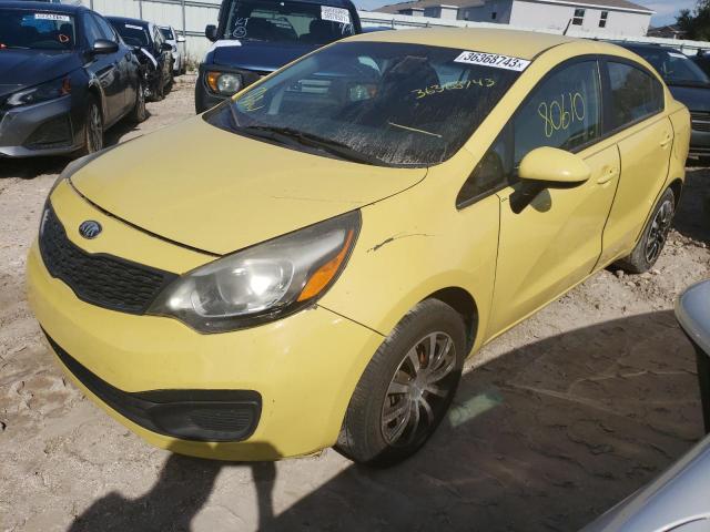 KIA RIO LX 2016 with VIN KNADM4A33G6684116 - Photo from auction