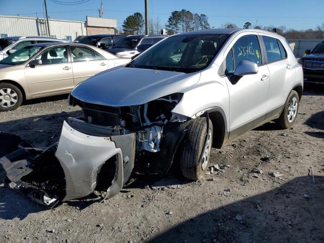 CHEVROLET TRAX LS 2017 with VIN 3GNCJKSB9HL288448 - Photo from auction