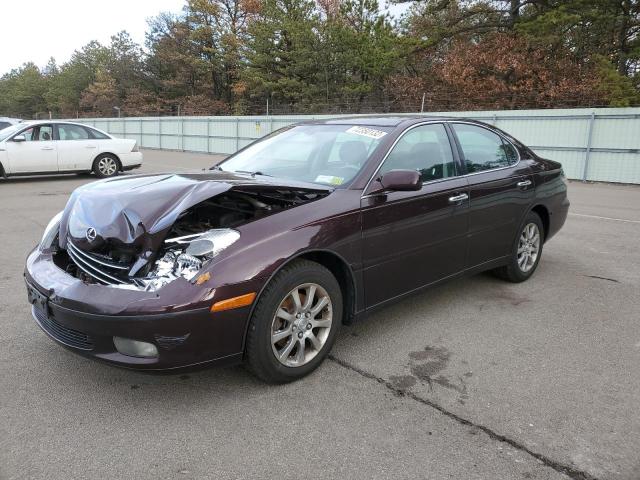 LEXUS ES 330 2004 with VIN JTHBA30G445016830 - Photo from auction