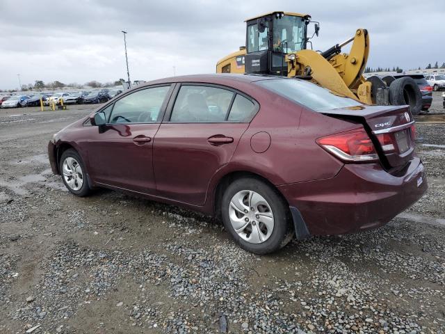 Photo 2 from auction – 2014 HONDA CIVIC LX with VIN 19XFB2F5XEE244773