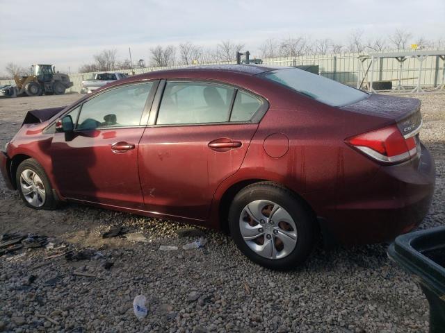 Photo 2 from auction – 2013 HONDA CIVIC LX with VIN 2HGFB2F51DH564844