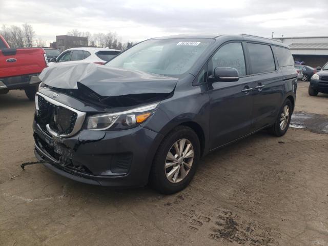 KIA SEDONA LX 2016 with VIN KNDMB5C16G6085124 - Photo from auction