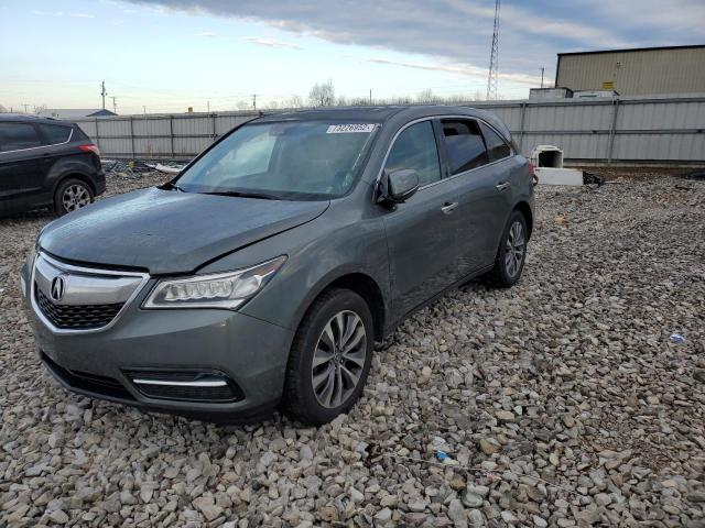 ACURA MDX TECHNO 2016 with VIN 5FRYD4H49GB002653 - Photo from auction