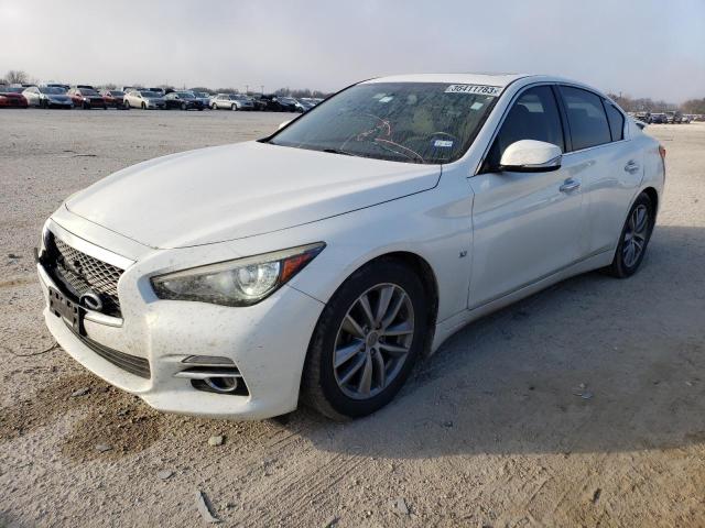 INFINITI Q50 BASE 2014 with VIN JN1BV7AP7EM692341 - Photo from auction