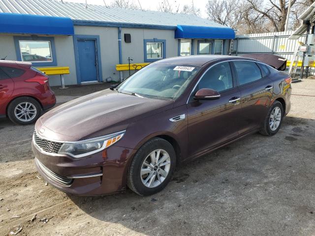 KIA OPTIMA LX 2018 with VIN 5XXGT4L34JG180733 - Photo from auction
