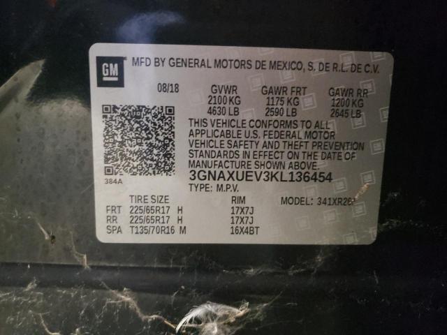 Photo 14 from auction – 2019 CHEVROLET EQUINOX LT with VIN 3GNAXUEV3KL136454