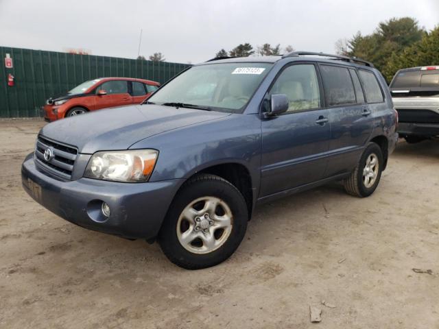 TOYOTA HIGHLANDER 2006 with VIN JTEGD21A660155436 - Photo from auction