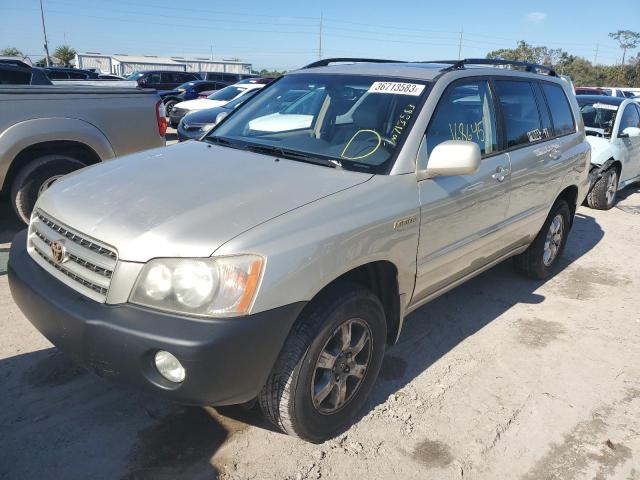 TOYOTA HIGHLANDER 2002 with VIN JTEHF21A420064688 - Photo from auction