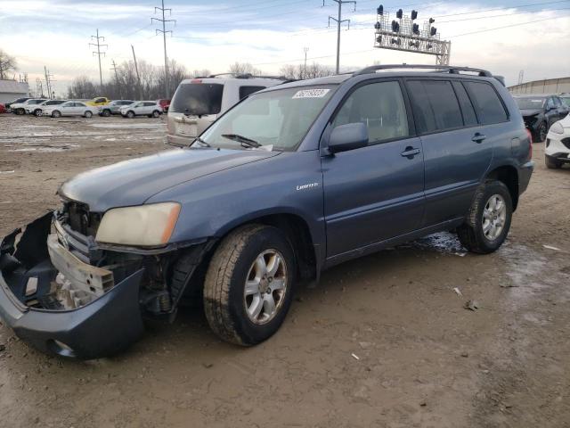 TOYOTA HIGHLANDER 2001 with VIN JTEHF21A410030930 - Photo from auction