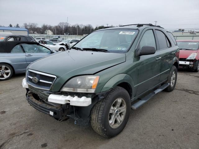 KIA SORENTO EX 2005 with VIN KNDJC733655350267 - Photo from auction