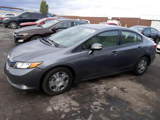 HONDA CIVIC HYBR 2012 with VIN JHMFB4F33CS002510 - Photo from auction
