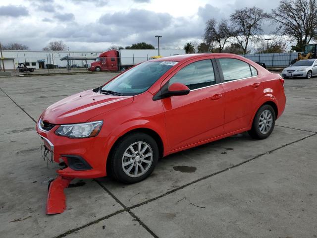 CHEVROLET SONIC LT 2017 with VIN 1G1JD5SG8H4122828 - Photo from auction