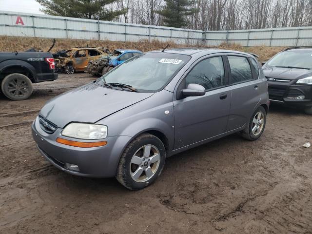 CHEVROLET AVEO BASE 2008 with VIN KL1TD66658B129004 - Photo from auction
