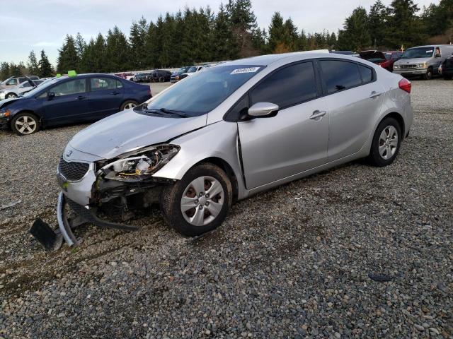 KIA FORTE LX 2014 with VIN KNAFK4A68E5166109 - Photo from auction
