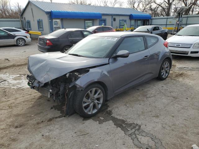 HYUNDAI VELOSTER 2017 with VIN KMHTC6AD2HU309803 - Photo from auction