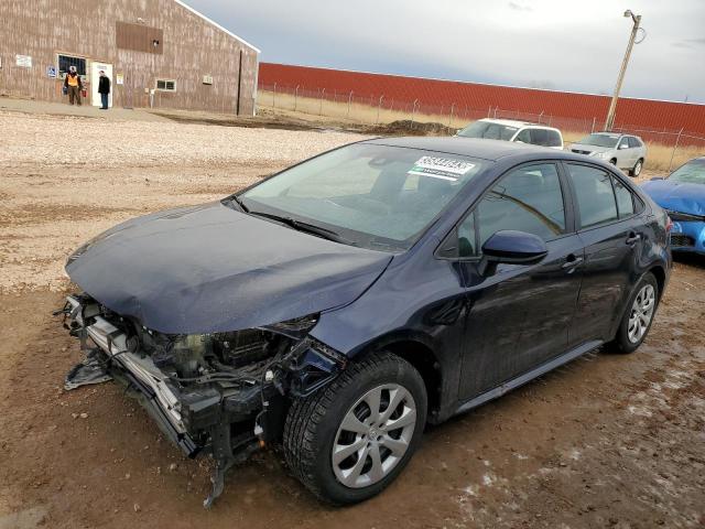TOYOTA COROLLA LE 2022 with VIN 5YFEPMAE0NP274458 - Photo from auction