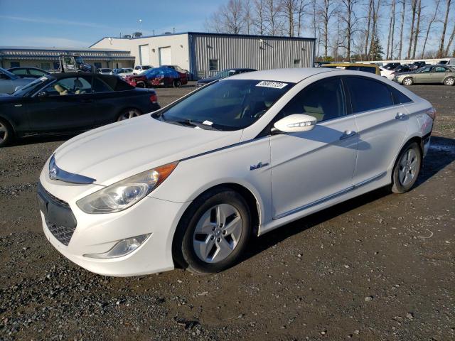 HYUNDAI SONATA HYB 2012 with VIN KMHEC4A46CA038283 - Photo from auction