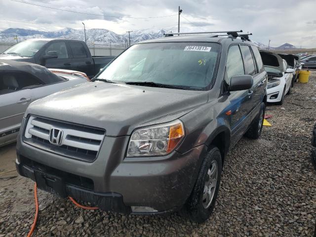 HONDA PILOT EXL 2007 with VIN 2HKYF18667H530177 - Photo from auction