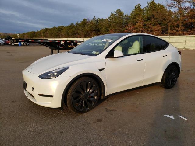 TESLA MODEL Y 2021 with VIN 5YJYGDEF2MF182763 - Photo from auction