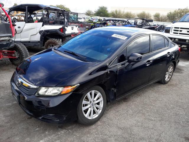 HONDA CIVIC EX 2012 with VIN 2HGFB2F84CH551496 - Photo from auction