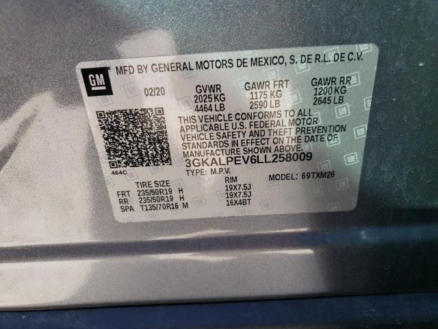 Photo 14 from auction – 2020 GMC TERRAIN SL with VIN 3GKALPEV6LL258009