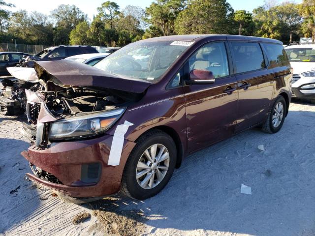 KIA SEDONA LX 2017 with VIN KNDMB5C19H6305535 - Photo from auction