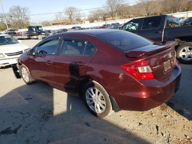 Photo 2 from auction – 2012 HONDA CIVIC EX with VIN 19XFB2F88CE065784