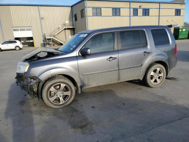 HONDA PILOT EX 2015 with VIN 5FNYF3H49FB003841 - Photo from auction