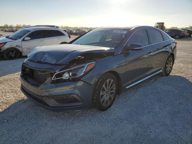 HYUNDAI SONATA SPO 2016 with VIN 5NPE34AF7GH374948 - Photo from auction
