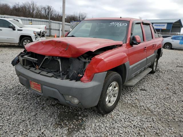 CHEVROLET AVALANCHE 2002 with VIN 3GNEC13T02G227459 - Photo from auction