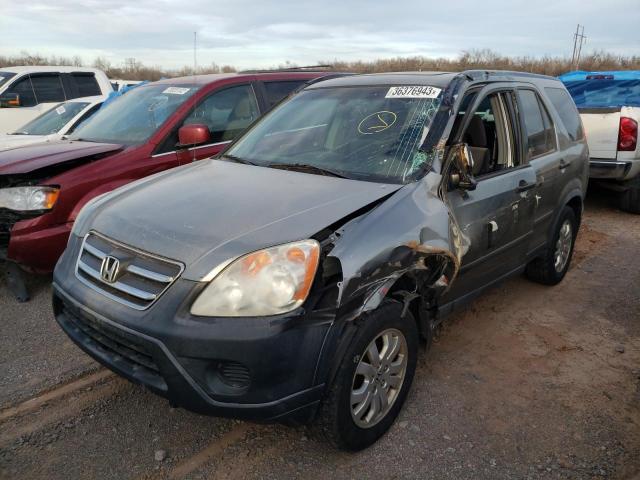 HONDA CR-V EX 2006 with VIN JHLRD68866C022118 - Photo from auction
