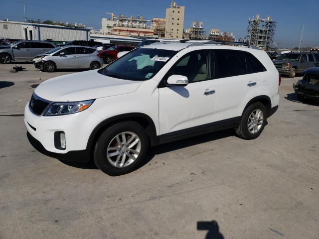 KIA SORENTO LX 2014 with VIN 5XYKT3A67EG447575 - Photo from auction