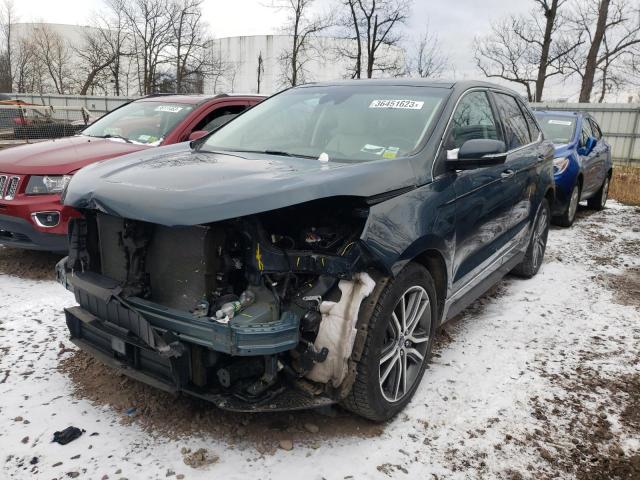 FORD EDGE TITAN 2019 with VIN 2FMPK4K97KBB66203 - Photo from auction