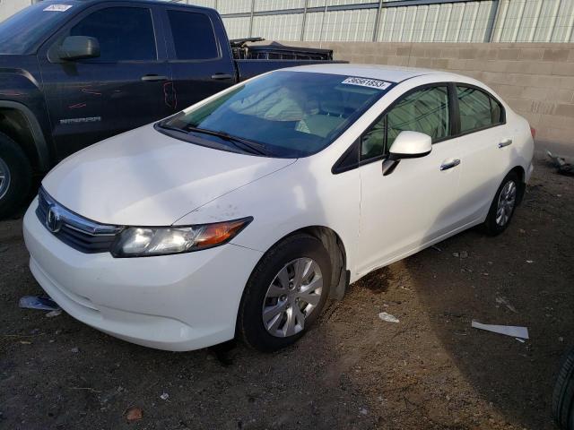 HONDA CIVIC LX 2012 with VIN 2HGFB2F50CH592116 - Photo from auction