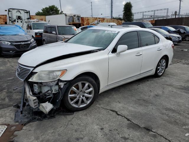 LEXUS LS 460 2007 with VIN JTHBL46F775043877 - Photo from auction