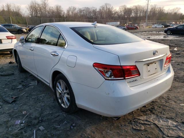 Photo 2 from auction – 2010 LEXUS ES 350 with VIN JTHBK1EG5A2396090