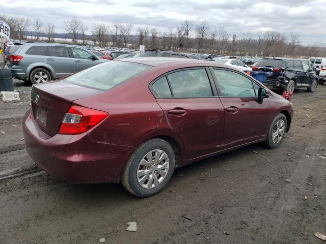 Photo 3 from auction – 2012 HONDA CIVIC LX with VIN 2HGFB2F5XCH534045