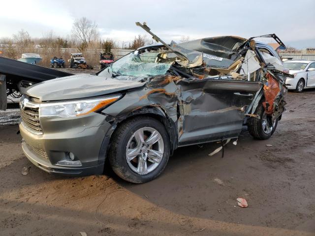 TOYOTA HIGHLANDER 2015 with VIN 5TDDKRFH7FS160492 - Photo from auction