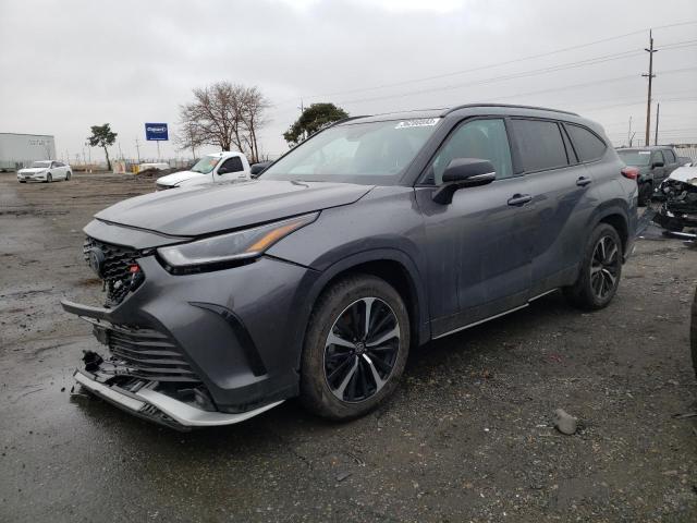 TOYOTA HIGHLANDER 2021 with VIN 5TDJZRBH9MS124496 - Photo from auction