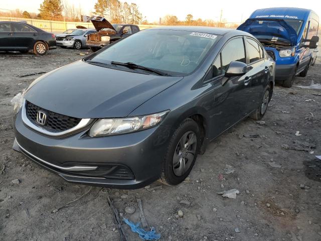 Photo 1 from auction – 2013 HONDA CIVIC LX with VIN 19XFB2F5XDE084067