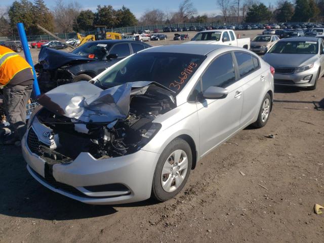 KIA FORTE LX 2016 with VIN KNAFK4A64G5570589 - Photo from auction