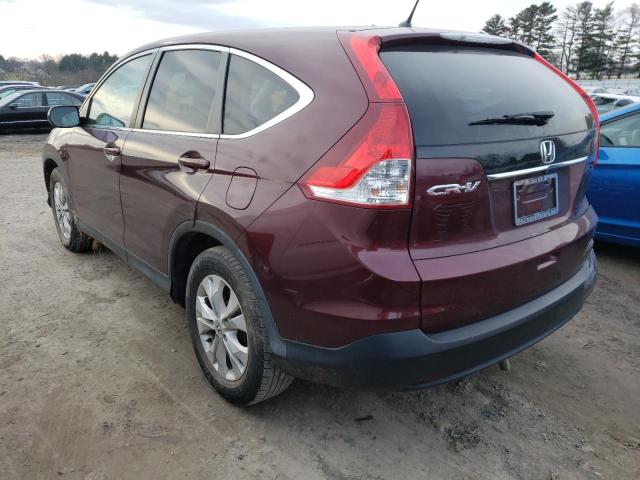 Photo 2 from auction – 2014 HONDA CR-V EX with VIN 5J6RM3H51EL009772