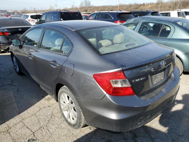 Photo 2 from auction – 2012 HONDA CIVIC EX with VIN 19XFB2F85CE092053